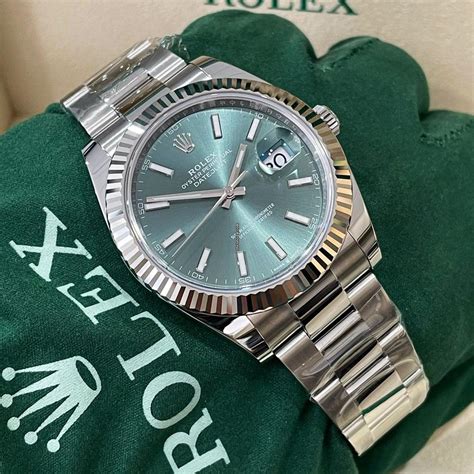 mint face rolex|Rolex datejust 41 mint green.